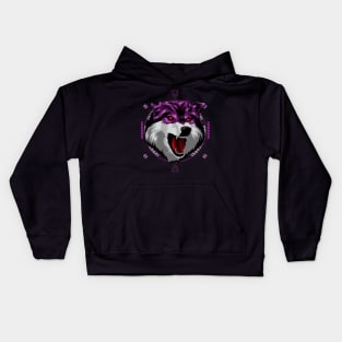 wolf alpha lover Kids Hoodie